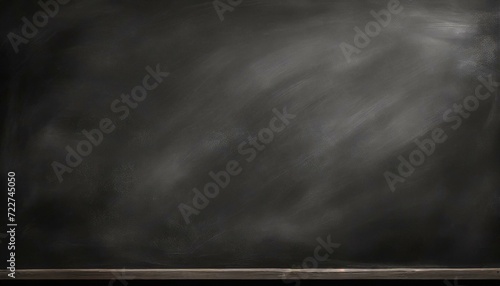 blackboard with chalk.a powerful close-up digital illustration capturing the texture and details of an empty school black chalkboard. Use high contrast to highlight the board's emptiness, creating a b photo