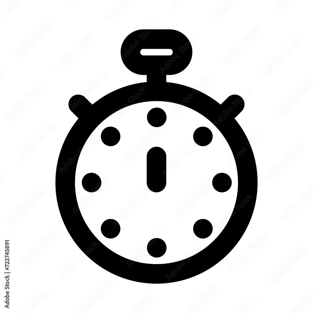 Stopwatch Line Icon Stopwatch Line Icon