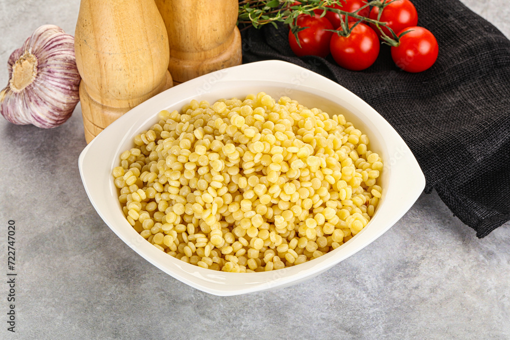 Organic wheat pasta - boiled ptitim Organic wheat pasta - boiled ptitim