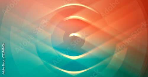 Abstract background with circles and lines. Different shades and thickness. illustration