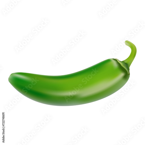 Close-up of chilli pepper on white background