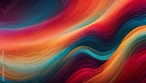 abstract rainbow wavy background 