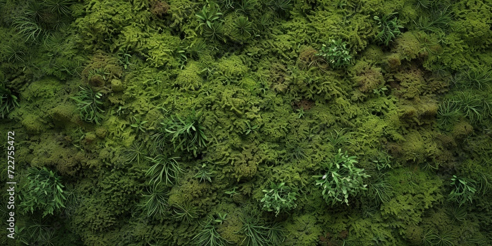 Lush green foliage texture, perfect for nature backgrounds. Lush green foliage texture, perfect for nature backgrounds.