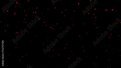 confetti party popper explosions on transparent backgrounds greeting animation. Confetti party popper explosions. photo