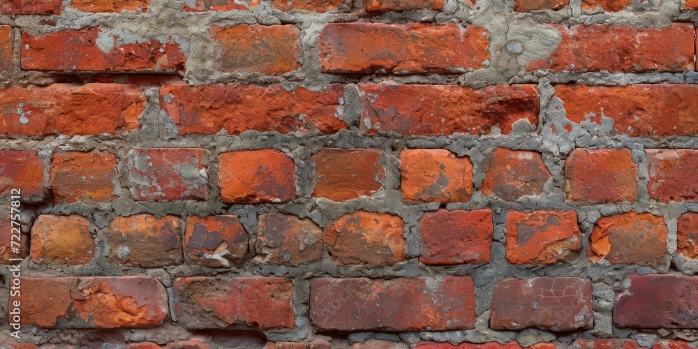 Textured red brick wall background with varying shades and rough surface, ideal for architecture and design themes. Textured red brick wall background with varying shades and rough surface, ideal for architecture and design themes.