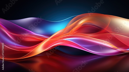 Abstract background with colorful water. Created with Ai