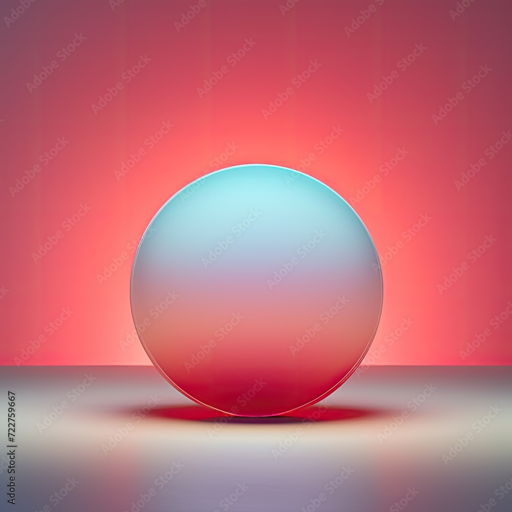 Vibrant Abstract Spherical Gradient Design