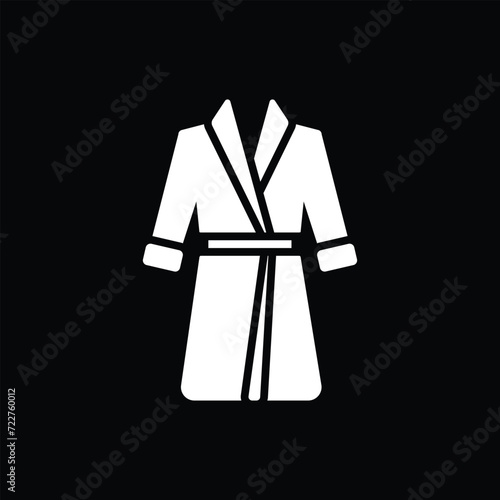 bath robe on black 
