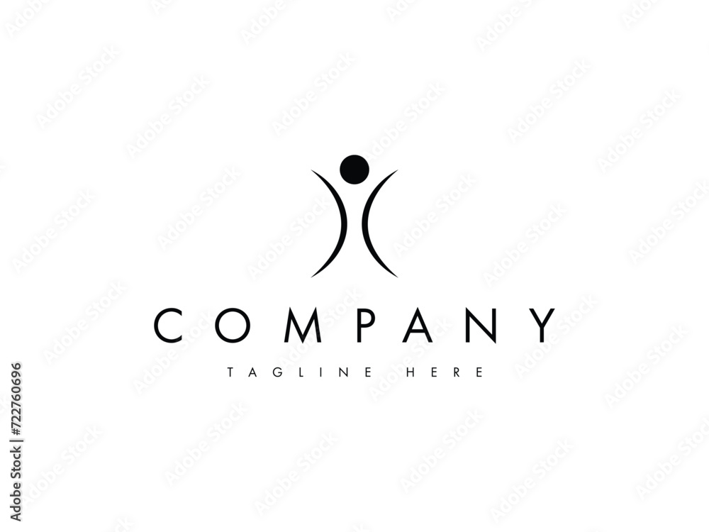 abstract youth or humanity logo. sport, fitness, medical, or health care logo design. abstract youth or humanity logo. sport, fitness, medical, or health care logo design.