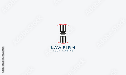 Attorney and lawyers logo design vector template