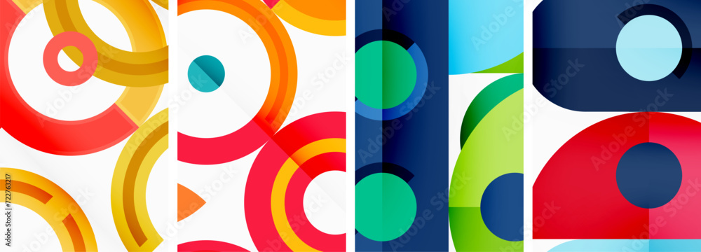 Round geometric elements and circles in background design for wallpaper, business card, cover, poster, banner, brochure, header, website Round geometric elements and circles in background design for wallpaper, business card, cover, poster, banner, brochure, header, website