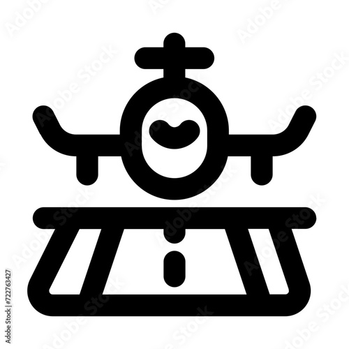 Landing Line Icon