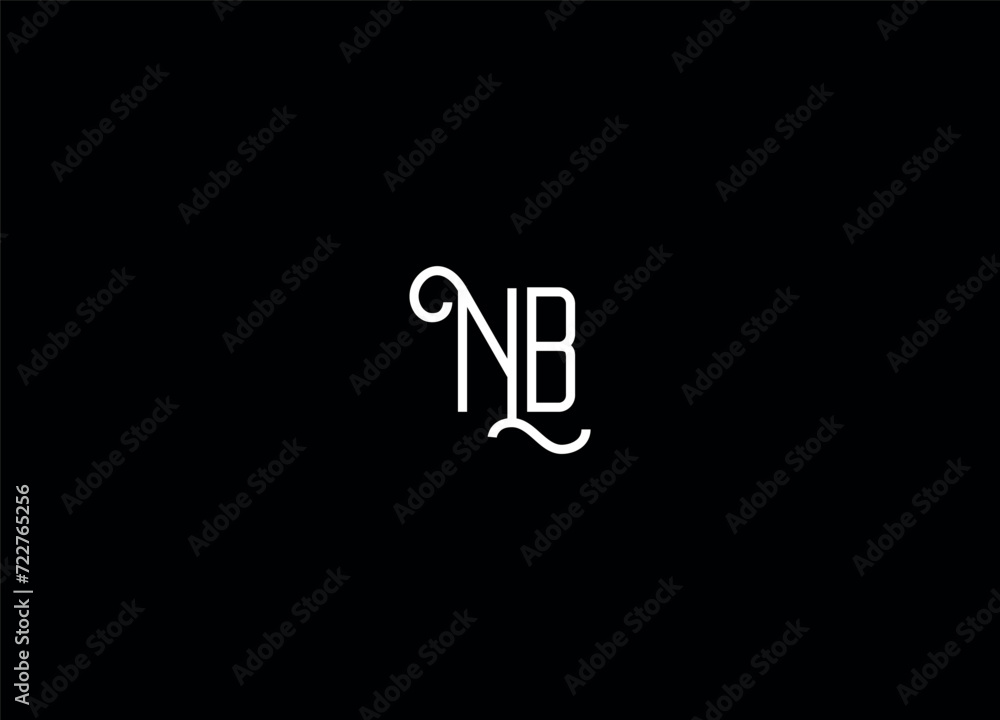 NB initial logo design and creative logo NB initial logo design and creative logo