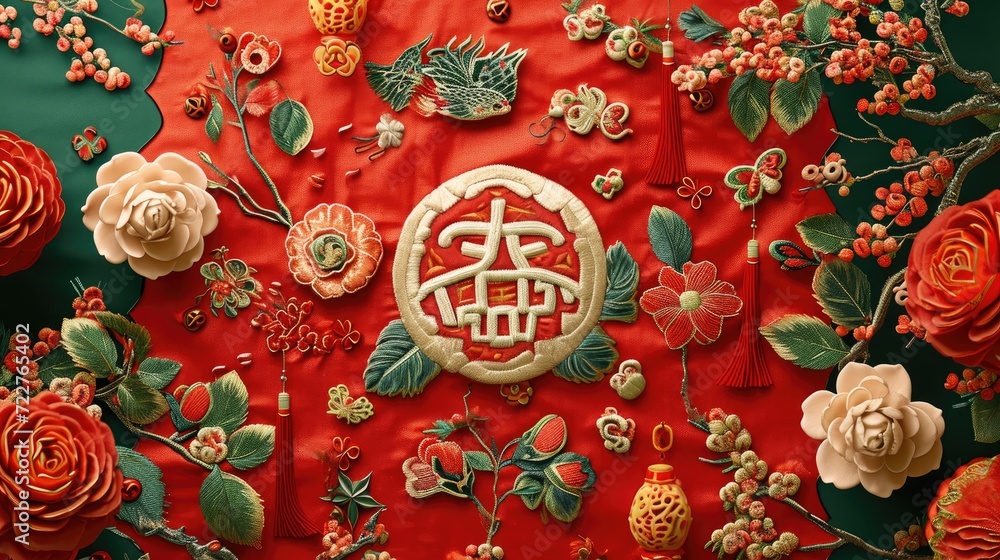 A Traditional Chinese Embroidery Exhibition, Chinese New Year