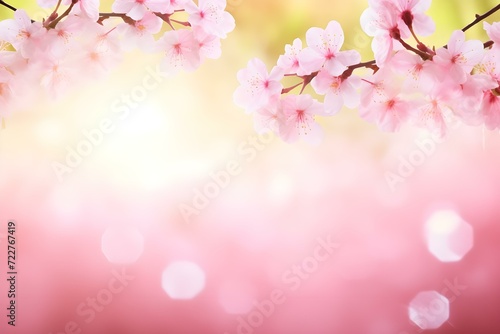 Blossoming Cherry Branches Illuminate Spring Beauty