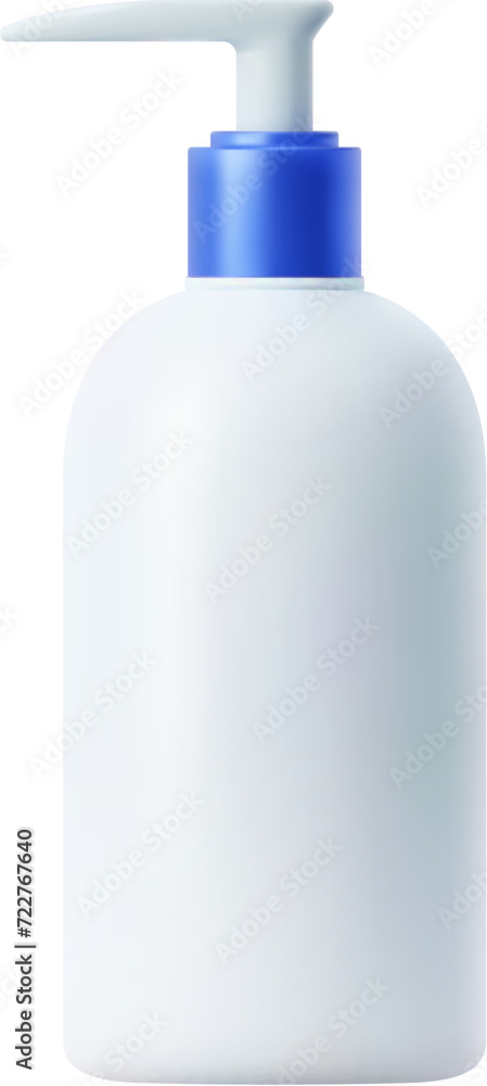 Detergent and clean product plastic bottle mockup. Isolated 3d vector pump container, showcasing its realistic design and functionality for packaging soap or liquid products visual representation Detergent and clean product plastic bottle mockup. Isolated 3d vector pump container, showcasing its realistic design and functionality for packaging soap or liquid products visual representation