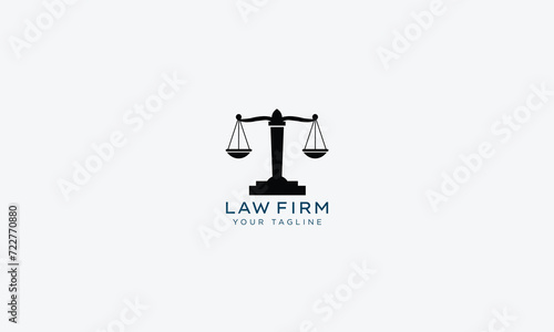 Attorney and lawyers logo design vector template