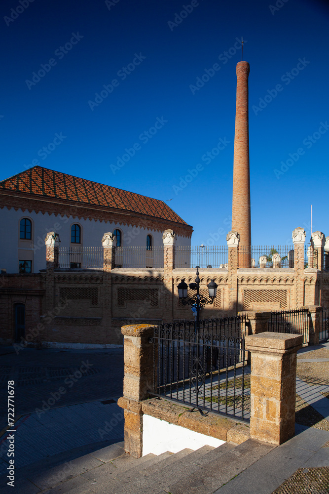 Fototapeta premium Old Royal Tobacco Factory of Cadiz, now the Congress palace, Spa