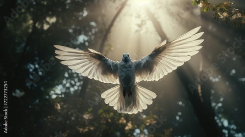 Flying Dove Cinematic Scene