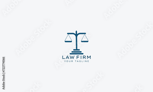 Attorney and lawyers logo design vector template