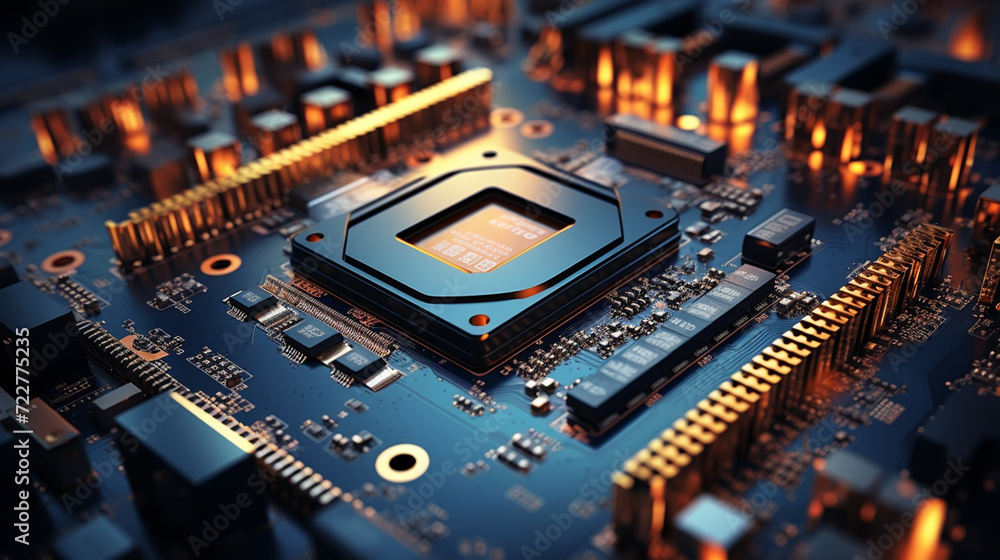 Central Computer Processors CPU concept. Motherboard digital chip. Technology science background. Central Computer Processors CPU concept. Motherboard digital chip. Technology science background.