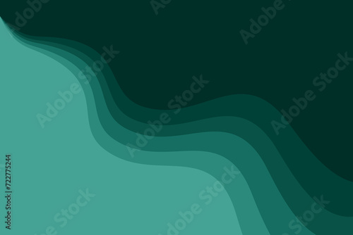 a wave of poker green to a stacked seaweed green color photo