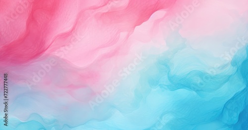 Pink blue turquoise pastel watercolor abstract wave web banners design. painting