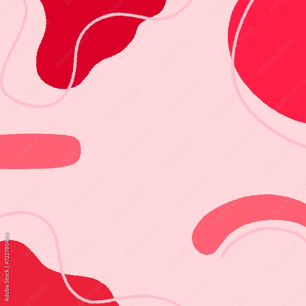 Red background with curves Red background with curves