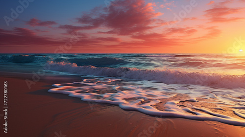 A beach sunset gradient © avivmuzi