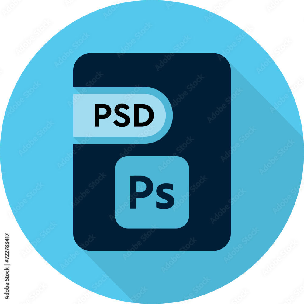 PSD File icon Blizzard Blue and Sea Buckthorn color in circular shape PSD File icon Blizzard Blue and Sea Buckthorn color in circular shape