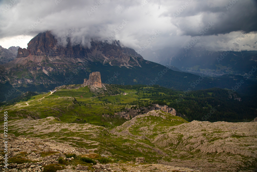 Cinque Torri, Dolomiti Alps, Italy. Cinque Torri, Dolomiti Alps, Italy.