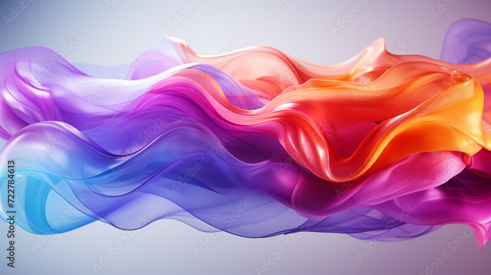 A Mesmerizing 3D Abstract Multicolor Visualization