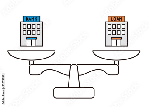 銀行とローン会社を天秤にかける