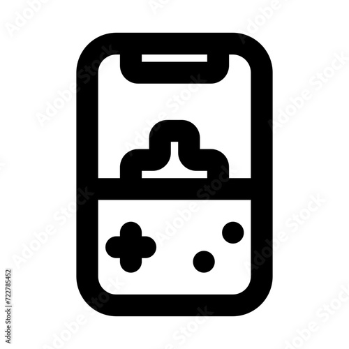 Gameboy Line Icon