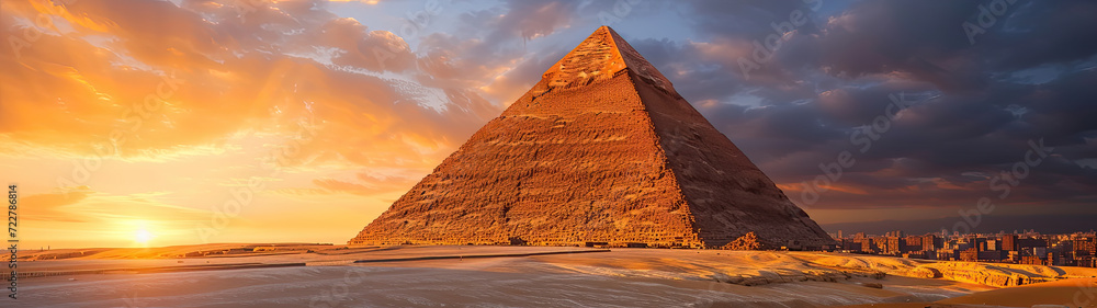 The Pyramids of Giza, Egypt - obrazy, fototapety, plakaty 