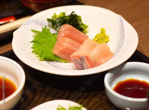 Sashimi, Japanese fresh raw fish dish