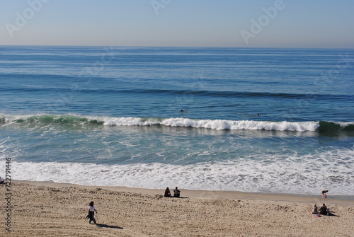 Strand mit Wellen Kalifornien