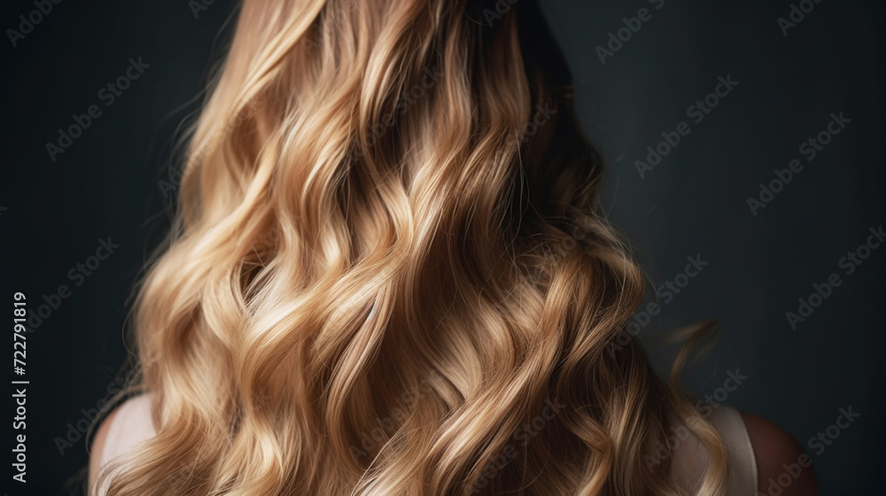 wavy blond hair back view wavy blond hair back view