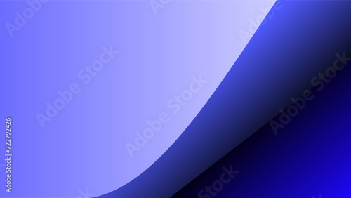 Blue light blue and white folded paper theme background with underside empty space for text and images presentations photo