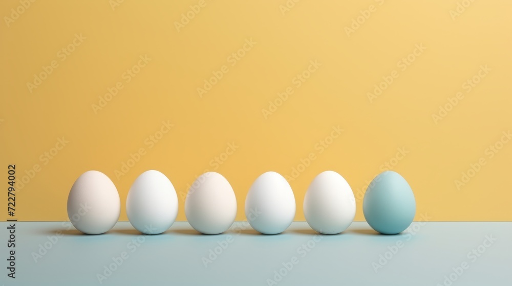 A set of colorful festive Easter eggs A set of colorful festive Easter eggs