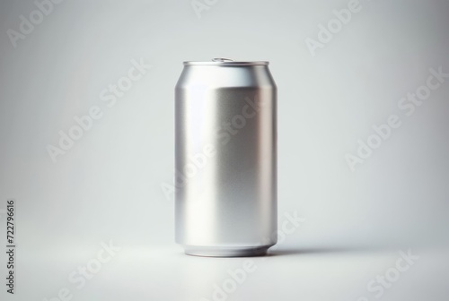Generated im330 ml aluminum beverage drink soda isolated on white background. Mockup
