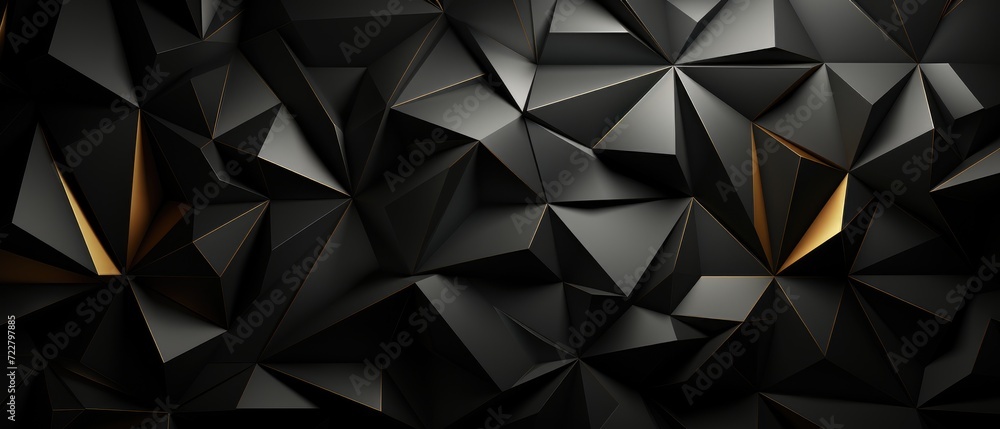 Create a dramatic impact with this abstract dark black and gray texture background for a stunning banner panorama, Ai Generated. Create a dramatic impact with this abstract dark black and gray texture background for a stunning banner panorama, Ai Generated.