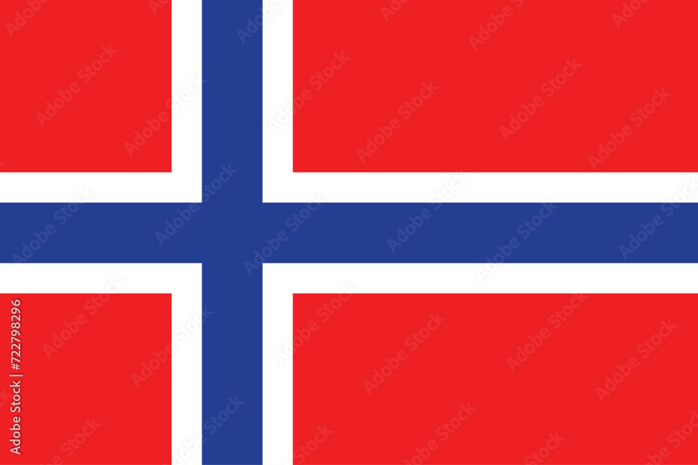 Flags of Norway. Flat element design. National Flag. White isolated background
Flags of Norway. Flat element design. National Flag. White isolated background