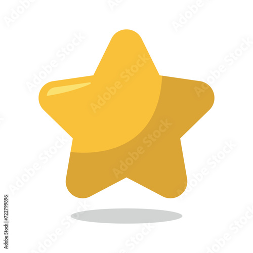 Floating yellow star