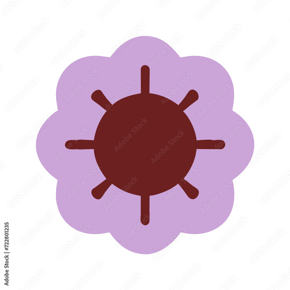 Beautiful flower shape design for various decorations. Beautiful flower shape design for various decorations.
