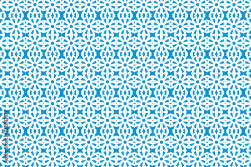 Digital seamless pattern block print batik