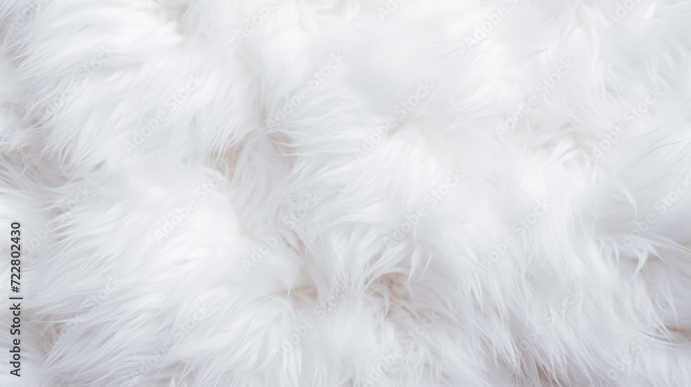 White fur texture, close-up.Useful as background White fur texture, close-up.Useful as background