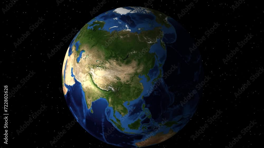Zooming Into Austria on Earth Zooming Into Austria on Earth