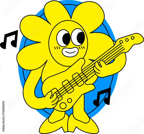 live music Sticker illustration