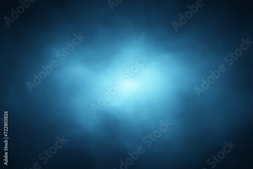 Dark blue cloud of smoke illustration background